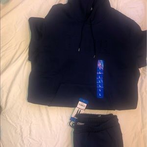 Navy Blue Puma Sweatsuit